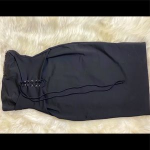 Black  dress with waits bell fits perfect 🖤